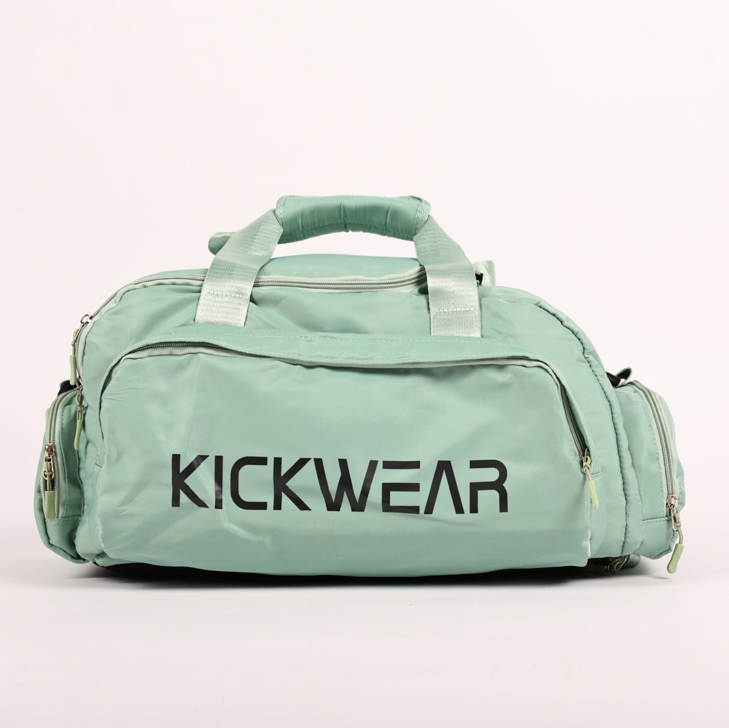 Mint Green Kickwear Convertible Large Duffel Backpack Removable Straps