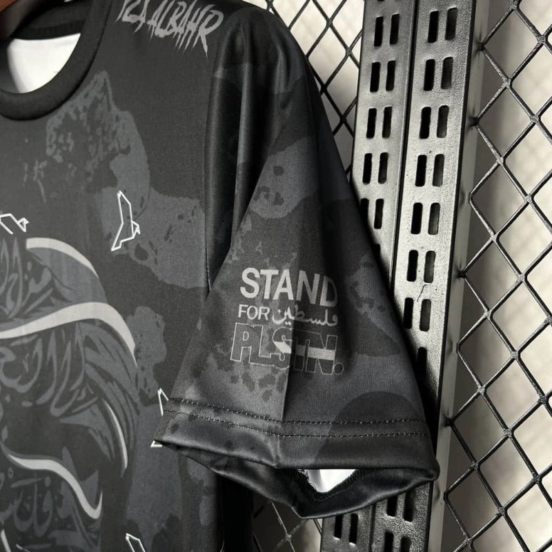 Black Stand for Palestine Jersey Solidarity