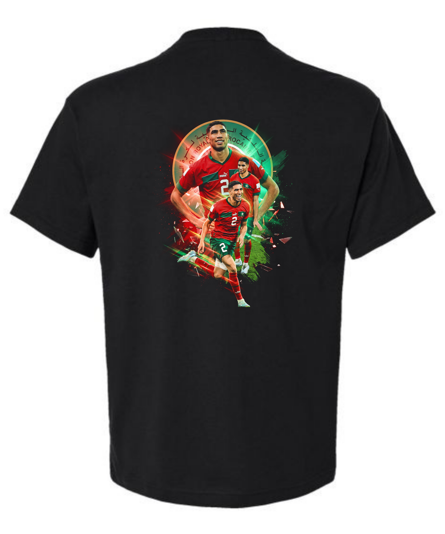 Morocco x Achraf Hakimi World Cup Graphic T-Shirt