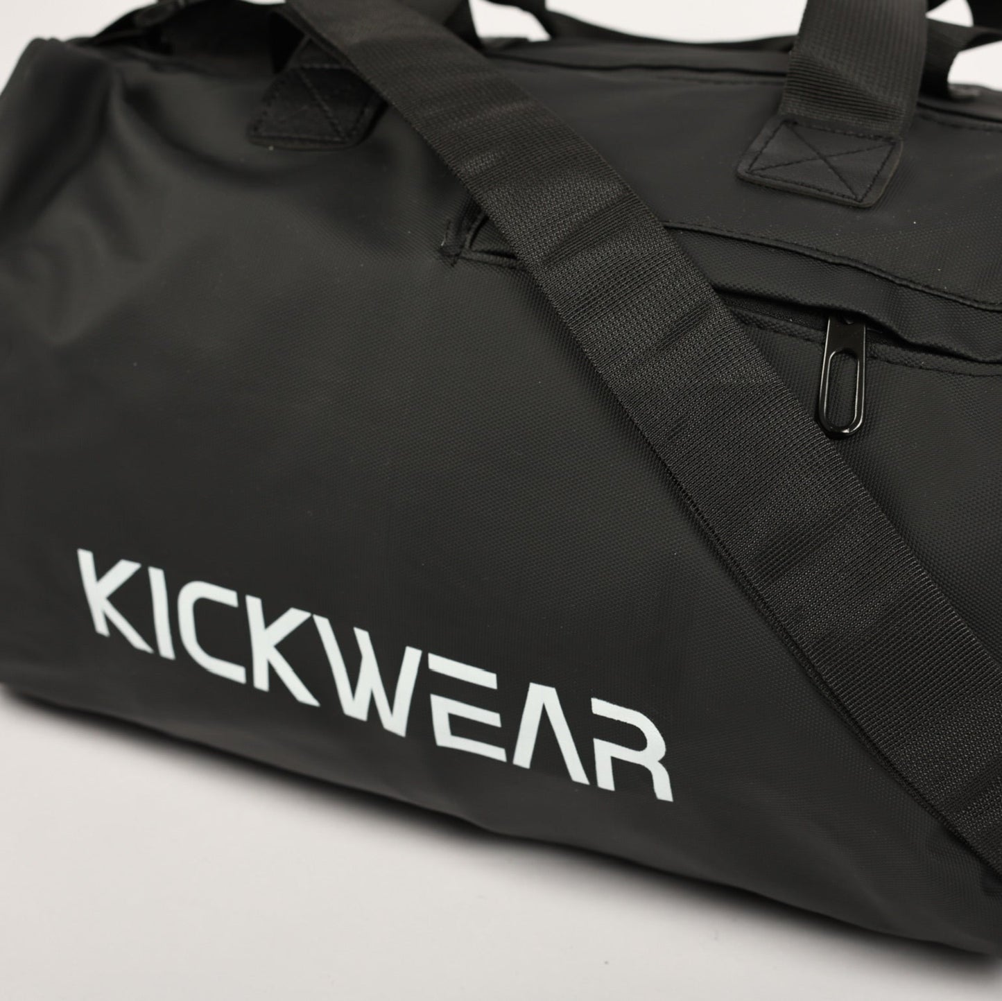 Small Black Kickwear Carry Duffel Pocket Detail